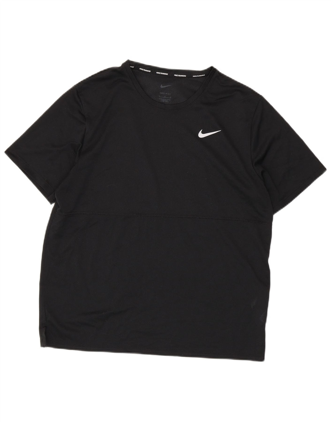Męska koszulka do biegania Nike Dri Fit, duża, czarna, poliestrowa
