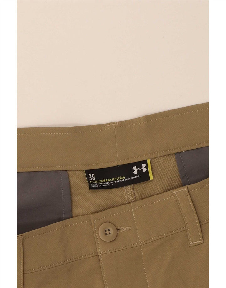 Męskie spodenki na co dzień Under Armour W38 XL, brązowe