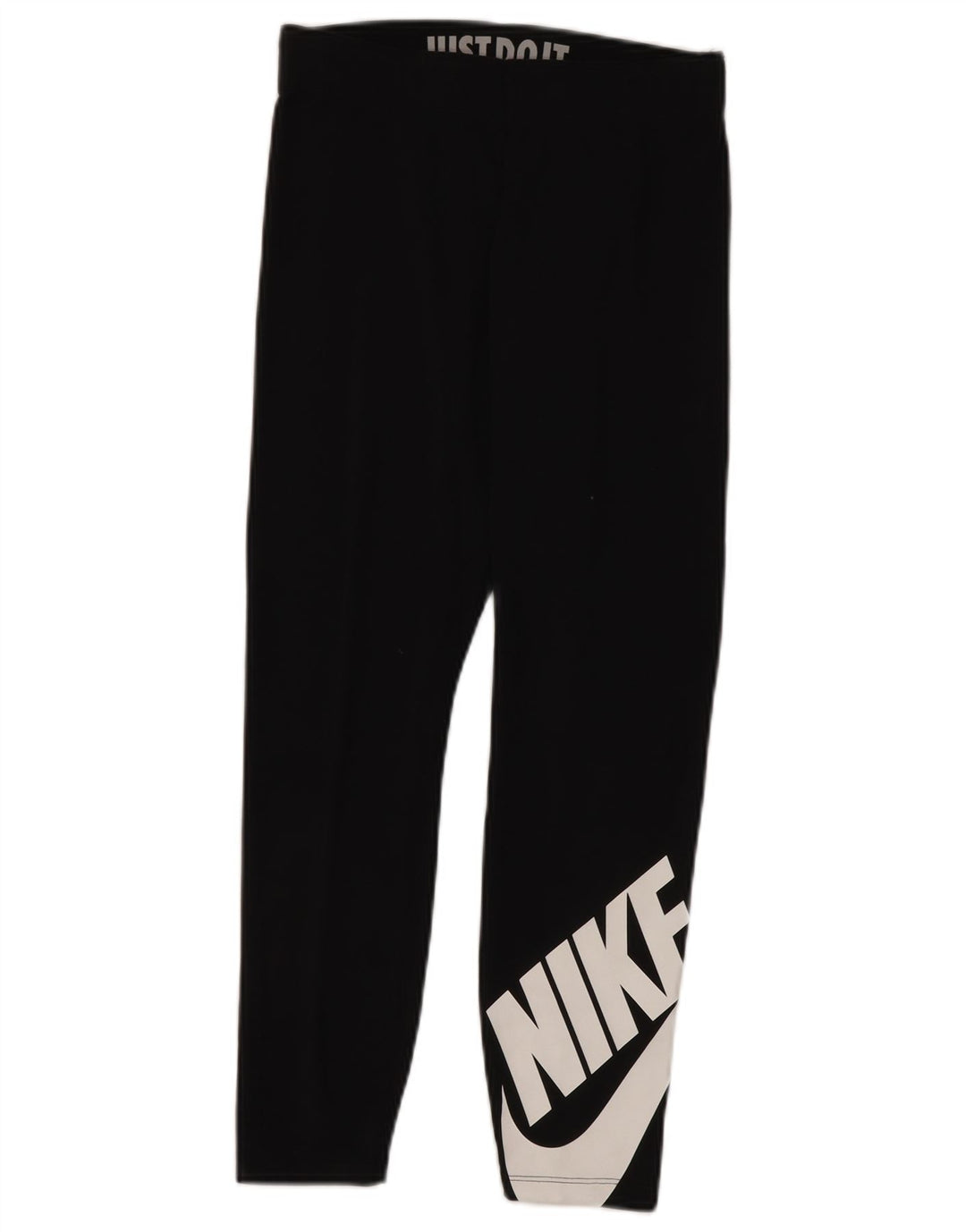 Damskie legginsy NIKE Graphic UK 8, małe, czarne, bawełniane