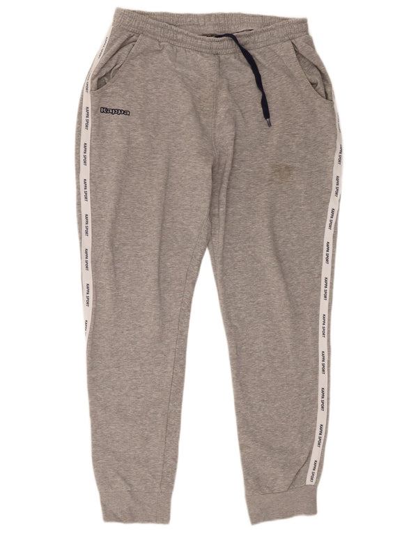 Męskie spodnie dresowe Kappa Graphic Joggers XL Szary blok kolorów