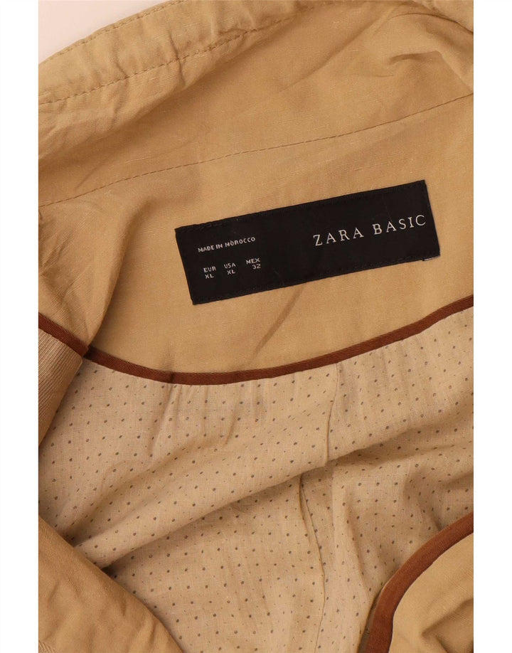 Damska kurtka wojskowa Zara UK 18 XL beżowa