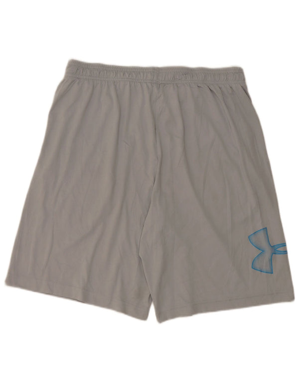 Męskie spodenki sportowe UNDER ARMOUR Heat Gear Graphic, duże, szare, z poliestru