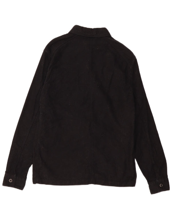 Koszula męska All Saints, mała, czarna, bawełniana