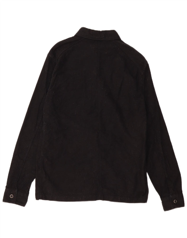 Koszula męska All Saints, mała, czarna, bawełniana