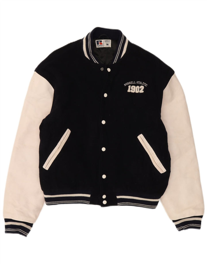 Męska kurtka Russell Athletic Varsity UK 38 Medium Navy Blue College