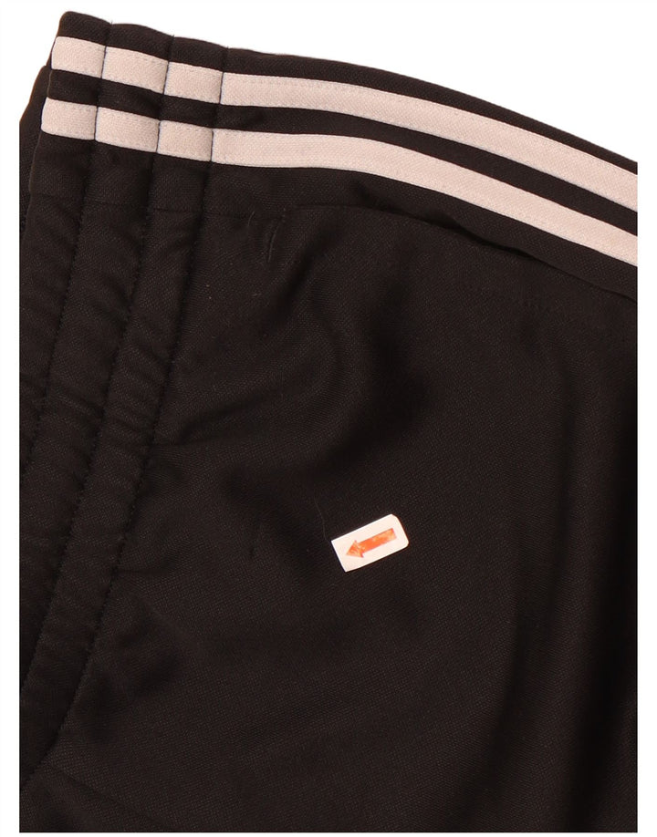 Damskie spodnie dresowe Adidas UK 16/18, duże, czarne, poliestrowe