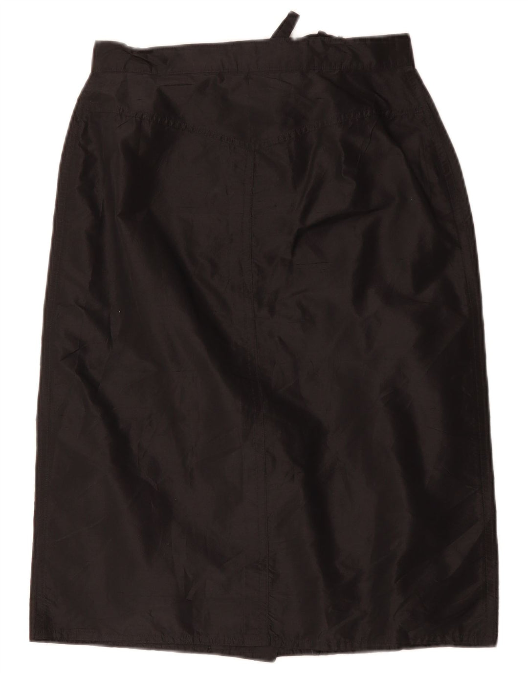 Vintage damska prosta spódnica z wysokim stanem W28 średnia czerń