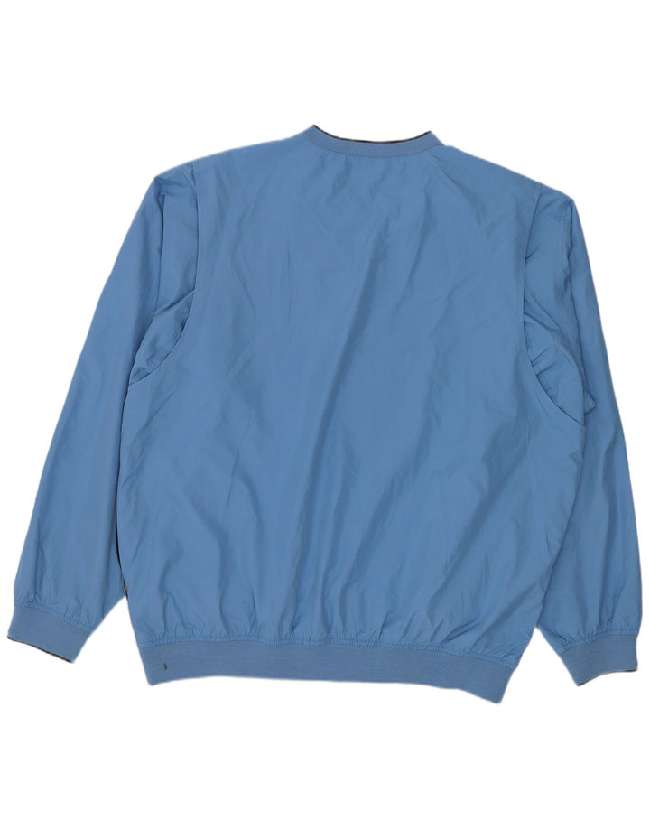 Izod Męski sweter dresowy, duży, niebieski, poliester