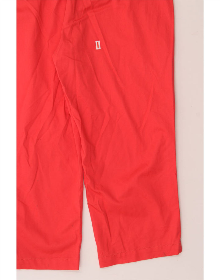 DOCKERS Womens Capri Trousers US 10 Large W32 L21 Red Cotton Vintage Dockers and Second-Hand Dockers from Messina Hembry 