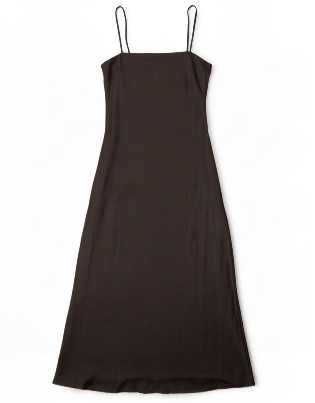 Damska sukienka Maxi Slip Zara UK 10, mała, czarna, poliester