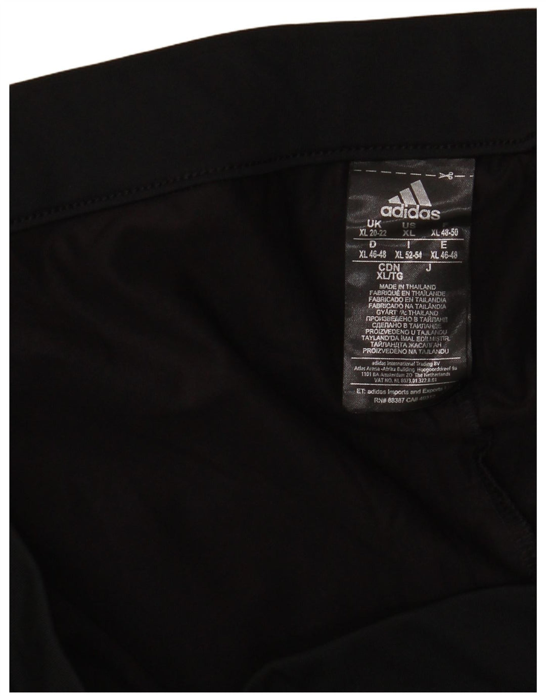 Damska skort ADIDAS Climalite UK 20/22 XL, czarny poliester