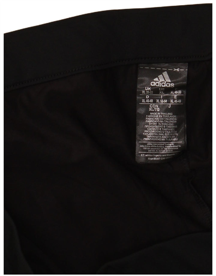 Damska skort ADIDAS Climalite UK 20/22 XL, czarny poliester