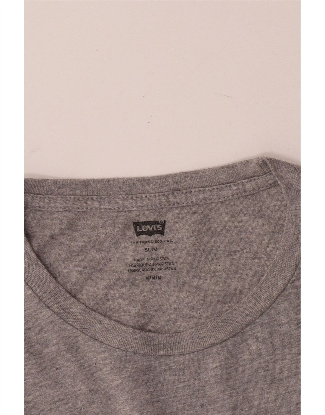 Damska koszulka Levi's Slim Graphic Top UK 14 Medium Grey
