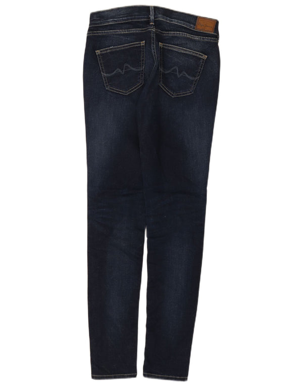 PEPE Jeans Damskie Slim Regularne Skinny W27 L30 Granatowa bawełna