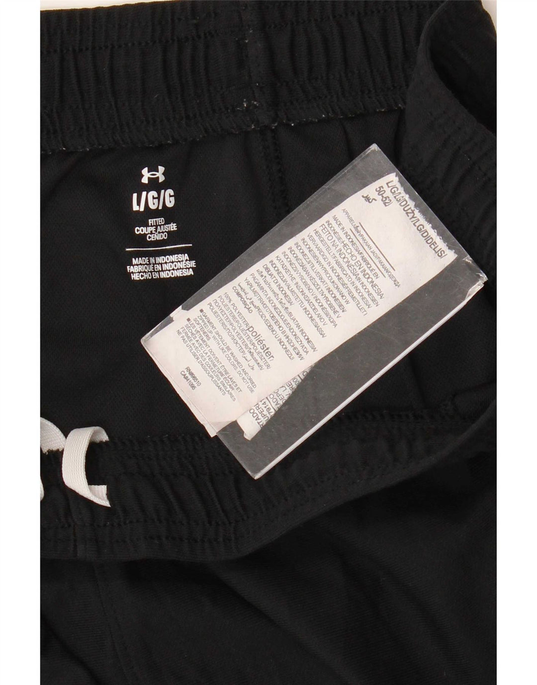 Męskie spodnie dresowe Under Armour, duże, czarne, poliestrowe