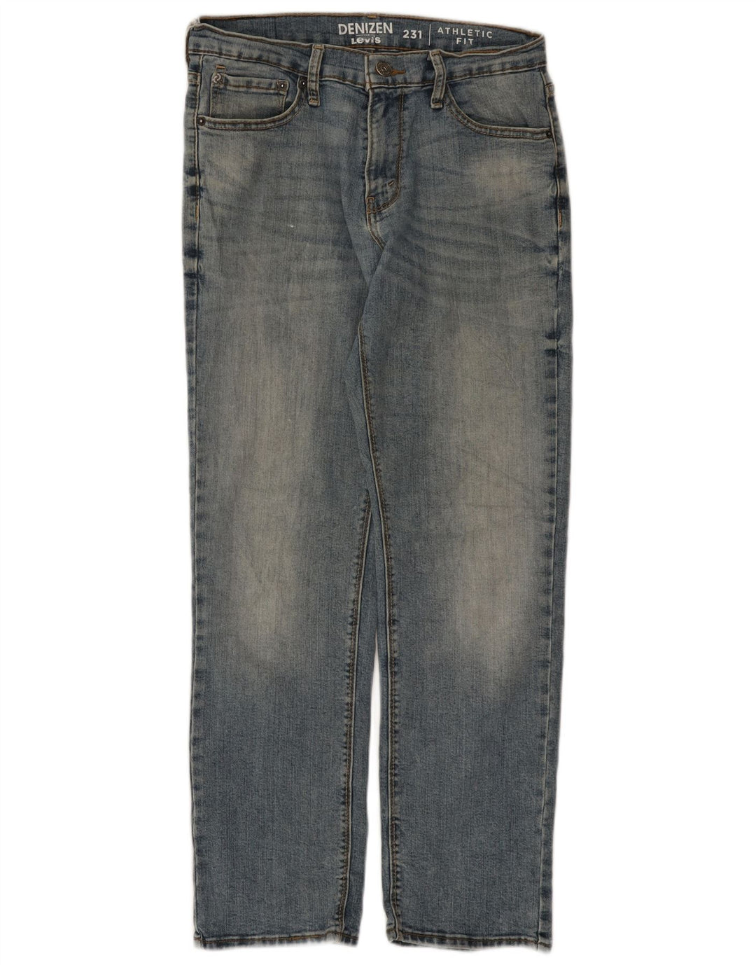 Męskie jeansy Levi's Denizen Straight W30 L30 Niebieskie bawełniane