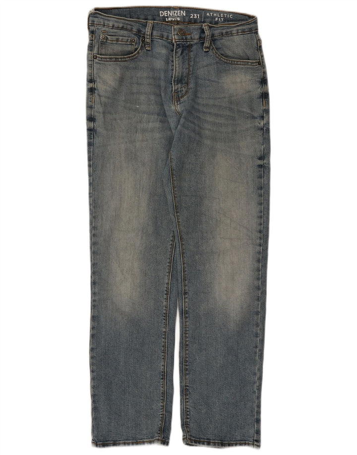 Męskie jeansy Levi's Denizen Straight W30 L30 Niebieskie bawełniane