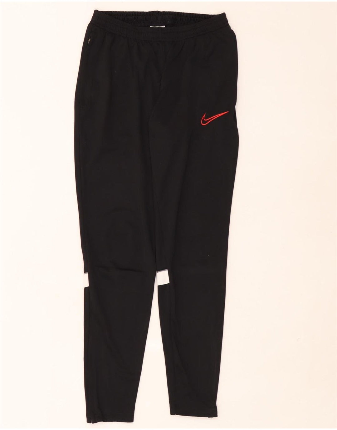 Męskie spodnie dresowe Nike Dri Fit, mały, czarny poliester z blokami kolorów