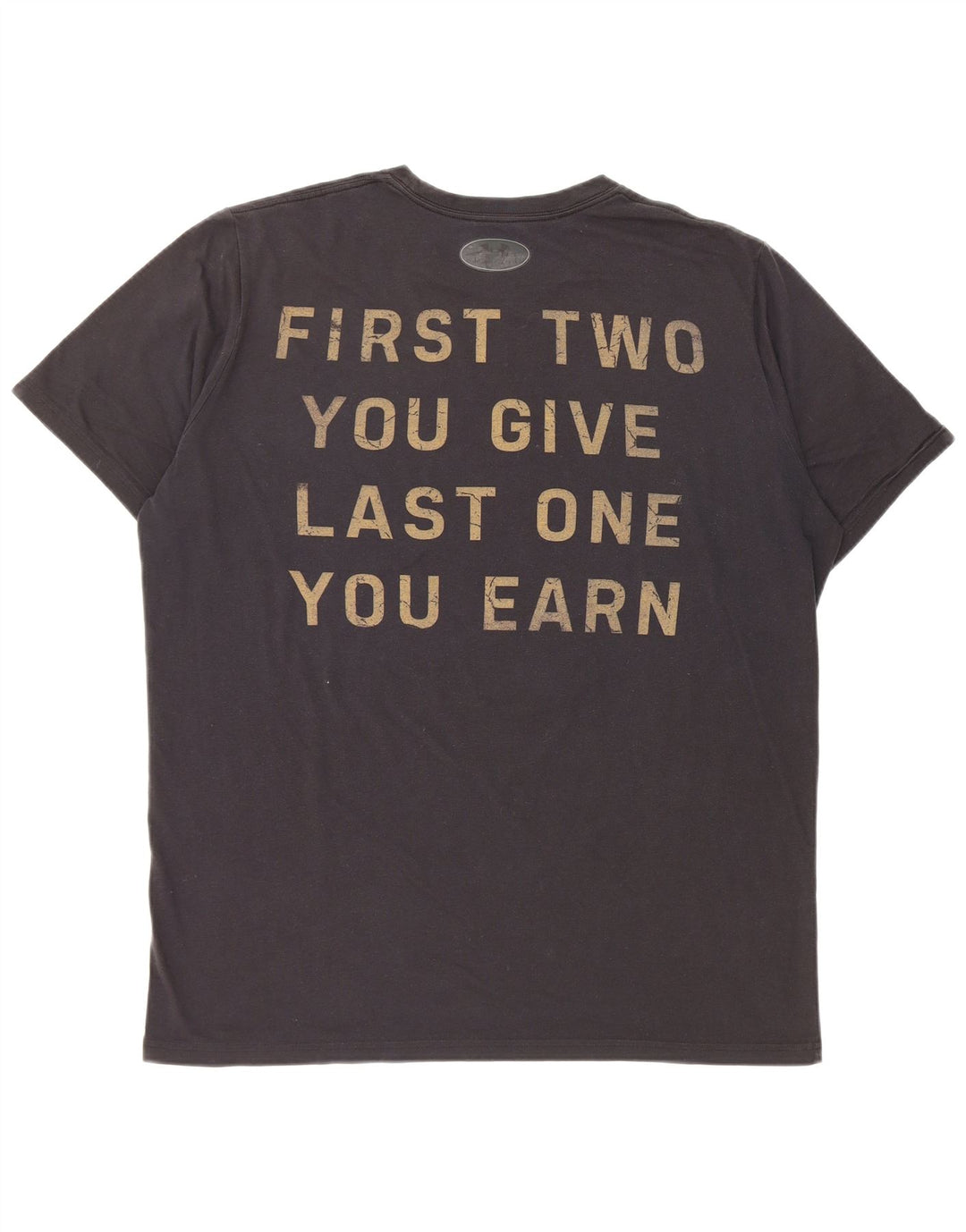 Męski t-shirt z grafiką Under Armour Heat Gear, średni czarny
