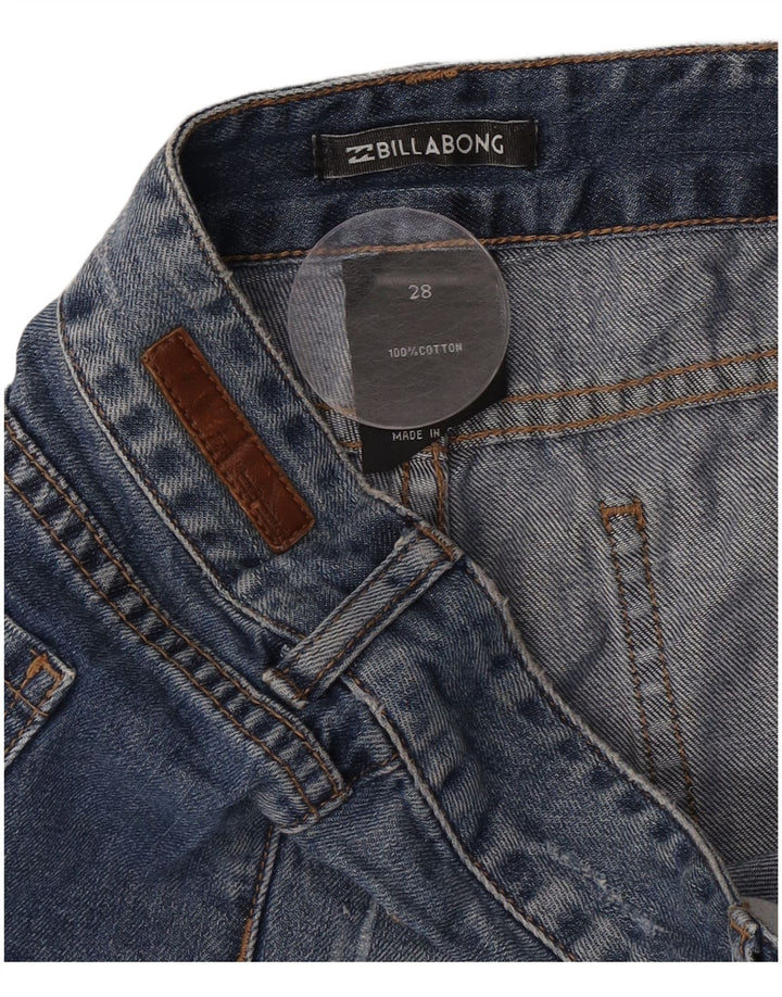 Damskie spodenki jeansowe Billabong w trudnej sytuacji W28 Średnioniebieskie bawełniane
