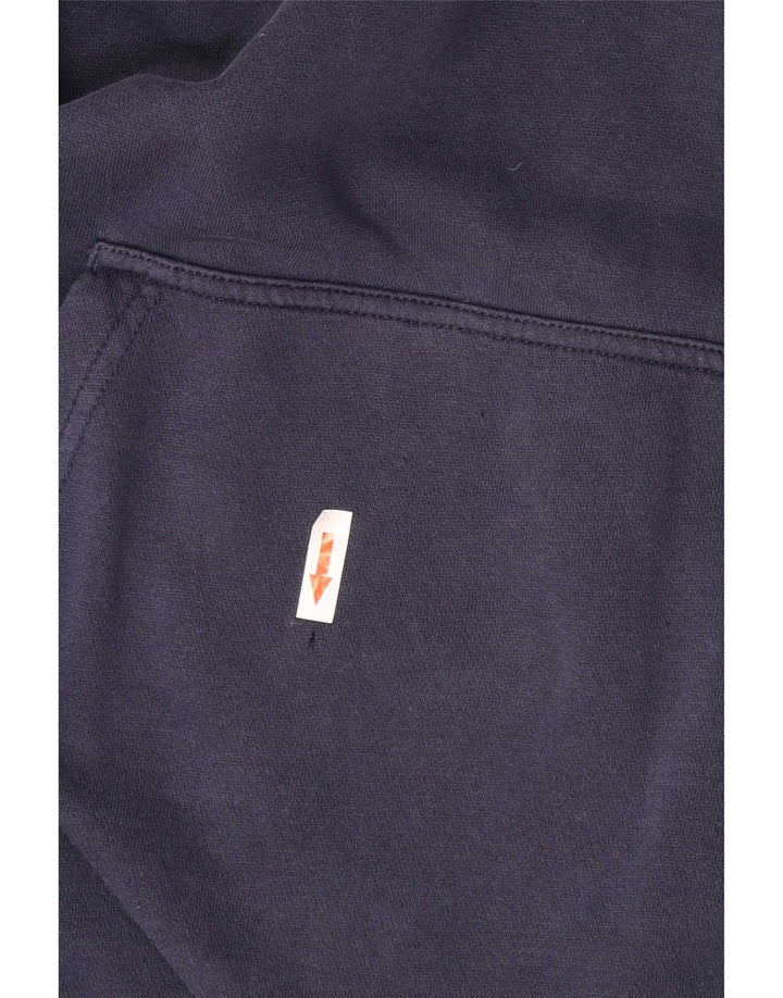 Męski sweter z kapturem Nike, duży, granatowy, bawełniany
