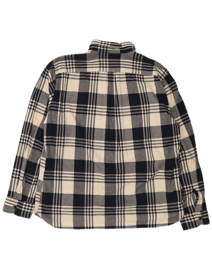 Koszula męska flanelowa Levi's 2XL granatowa, bawełniana w kratę