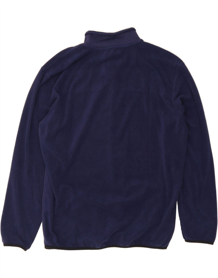 KAPPA Mens Fleece Jacket UK 44 2XL Navy Blue Vintage Kappa and Second-Hand Kappa from Messina Hembry 