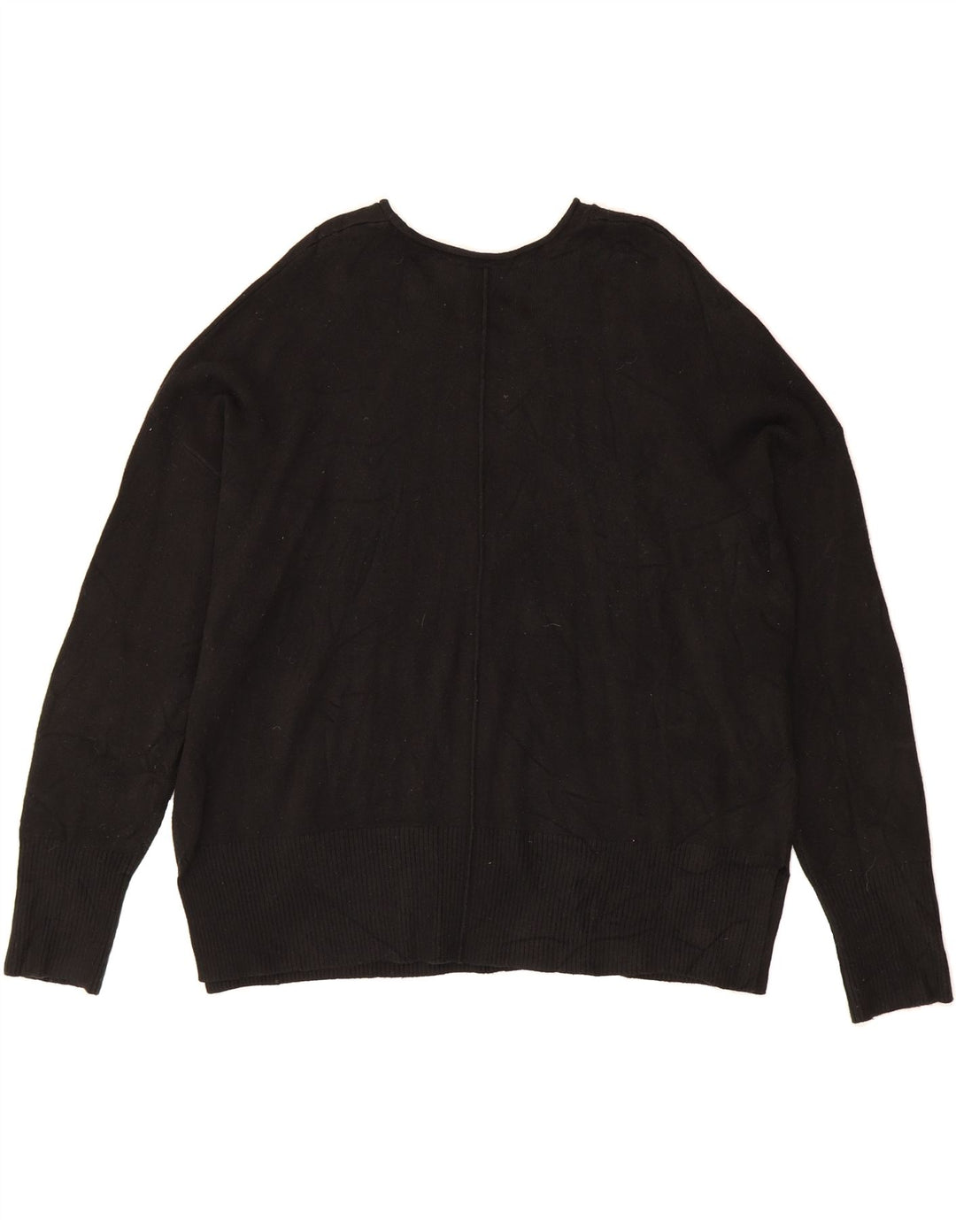 FRENCH CONNECTION Womens Boat Neck Jumper Sweater UK 14 Medium Black Vintage French Connection and Second-Hand French Connection from Messina Hembry 
