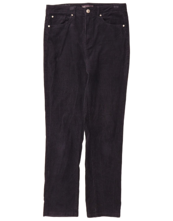 Spodnie sztruksowe Marks & Spencer UK 12 Medium W30 L30 Granatowe