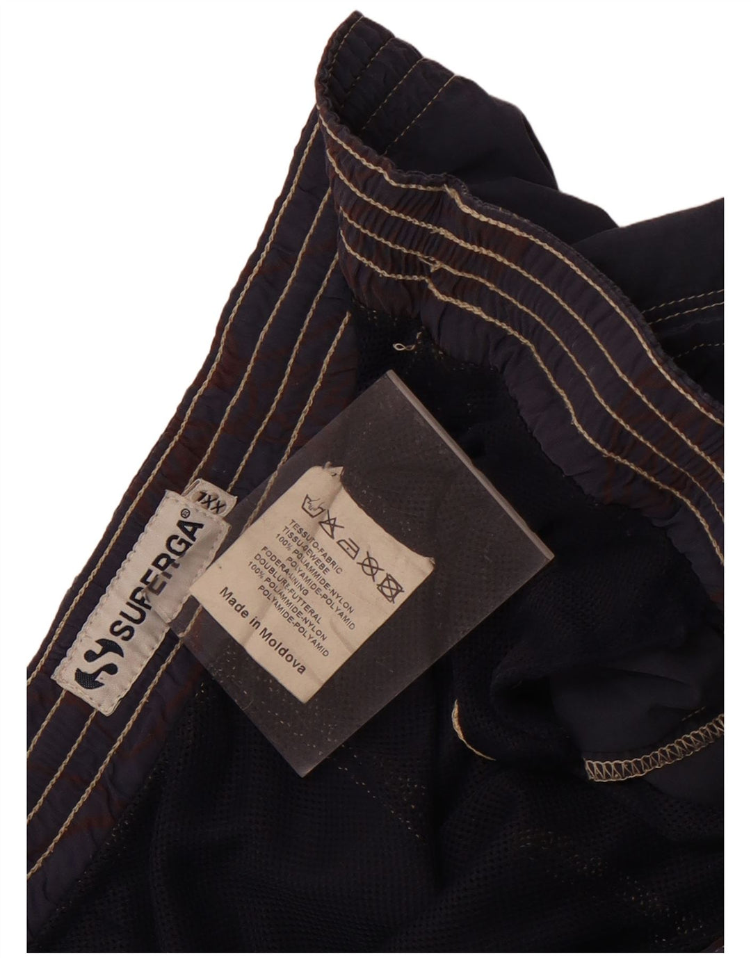 Męskie spodenki kąpielowe Superga 2XL Granatowy poliamid
