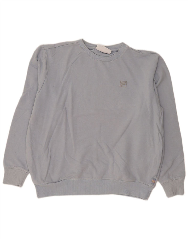 Sweter damski Fila UK 16, duży, niebieski, bawełniany