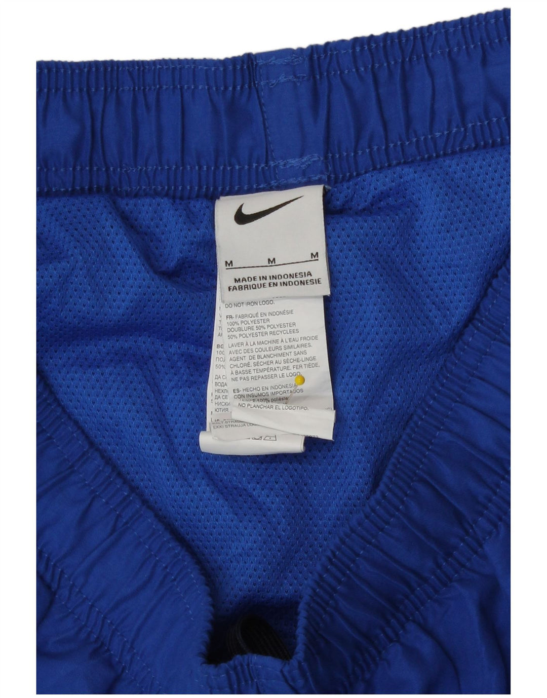 Męskie spodenki sportowe Nike, średnioniebieskie, poliestrowe, sportowe