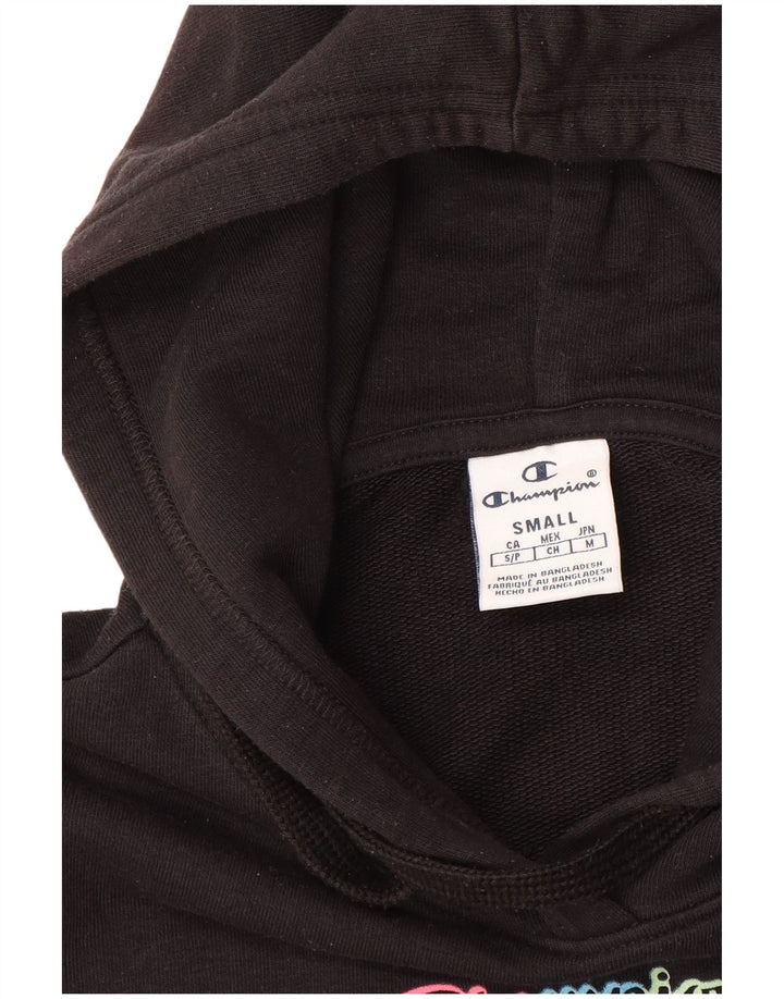 Damska bluza z kapturem Champion Graphic Oversize UK 10 Small Black