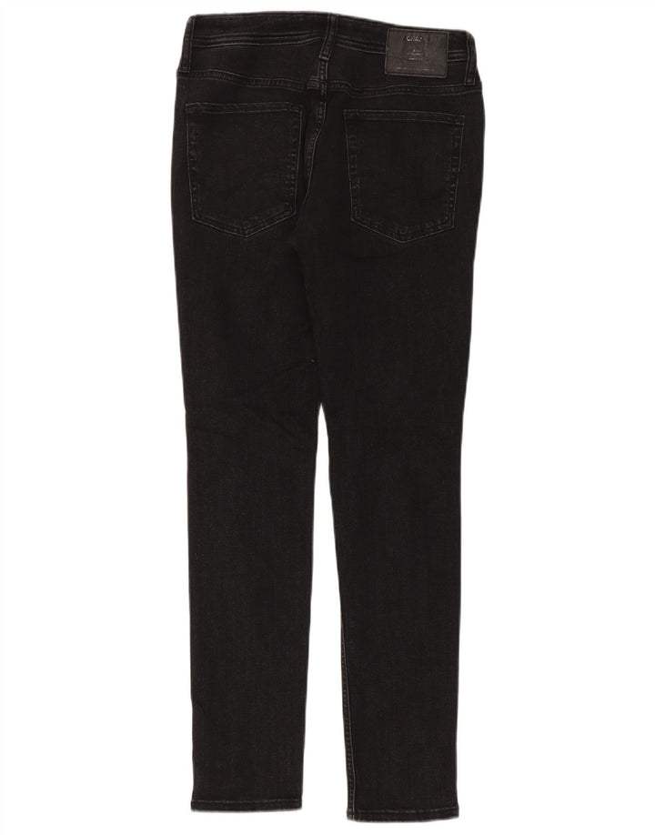 Męskie jeansy typu slim w trudnej sytuacji Jack & Jones W32 L30, czarna bawełna
