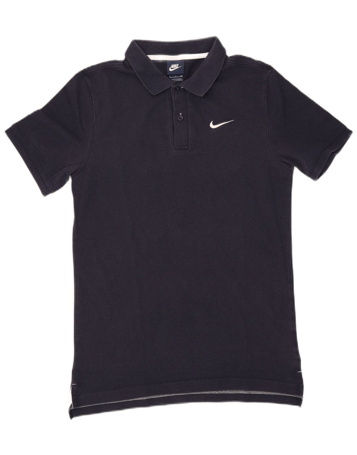 Męska koszulka polo Nike, mała, granatowa, bawełniana