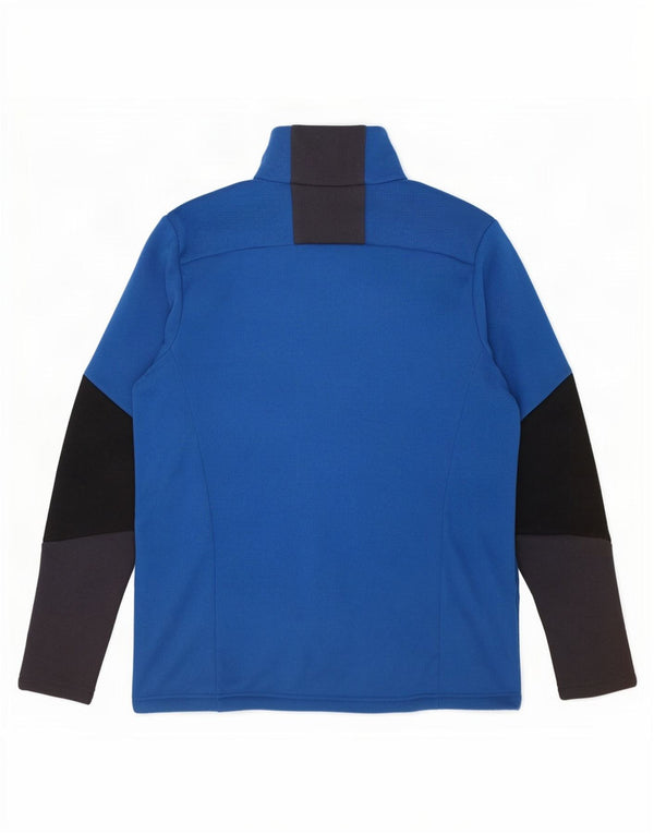 Męska bluza dresowa Helly Hansen, duży niebieski poliester z blokami kolorów