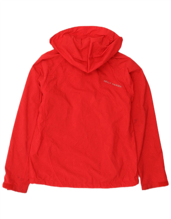 Męska kurtka przeciwdeszczowa z kapturem Helly Hansen UK 36 Small Red Poliamid