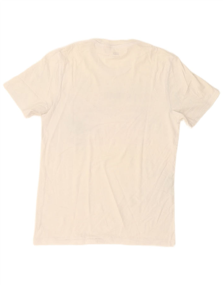 Męski T-shirt z grafiką Levi's, mały, biały