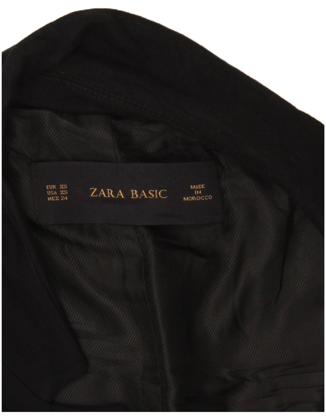 Damska marynarka Zara Open Oversize UK 6 XS czarna