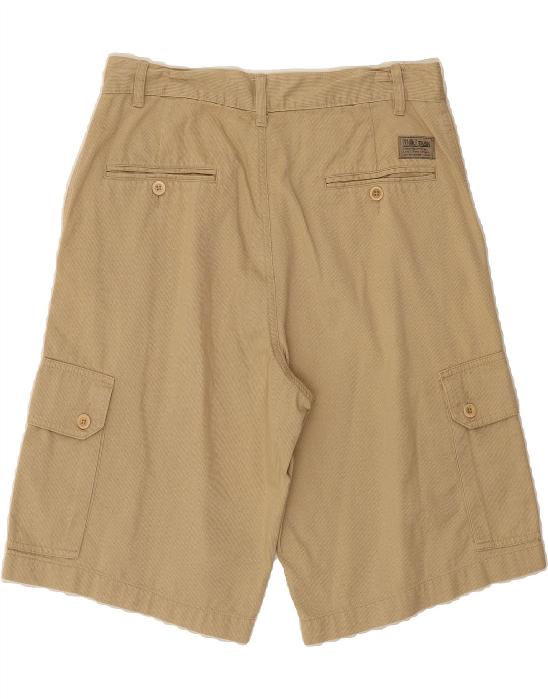 VINTAGE Mens Cargo Shorts IT 46 Small W28  Beige Cotton Vintage Vintage and Second-Hand Vintage from Messina Hembry 