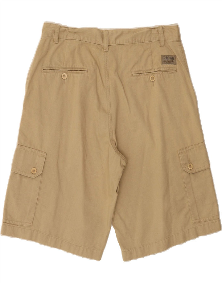 VINTAGE Mens Cargo Shorts IT 46 Small W28  Beige Cotton Vintage Vintage and Second-Hand Vintage from Messina Hembry 