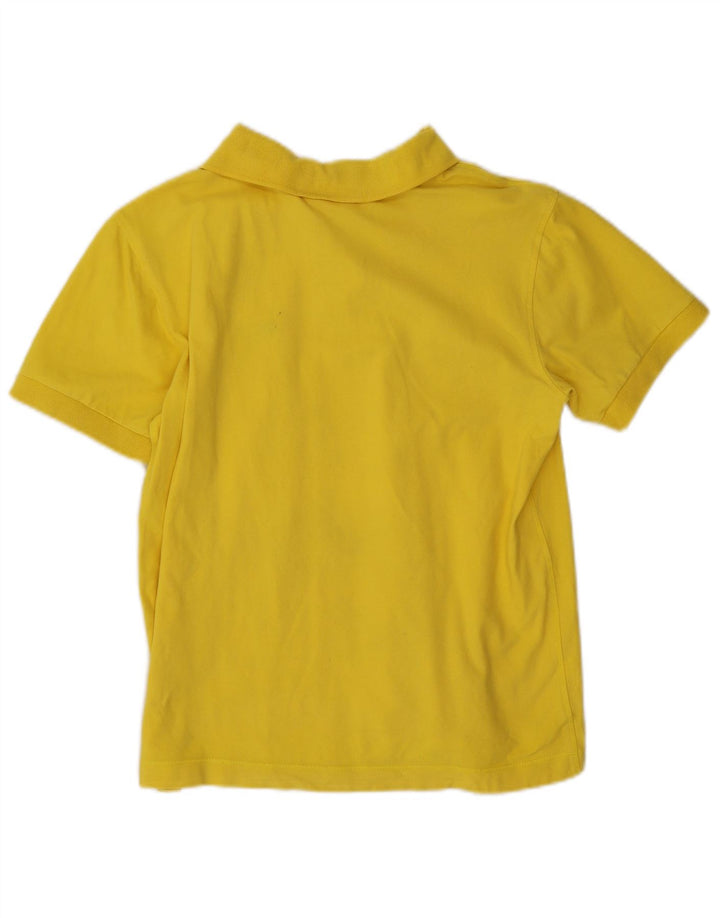 Męska koszulka polo Puma, mała, żółta, bawełniana