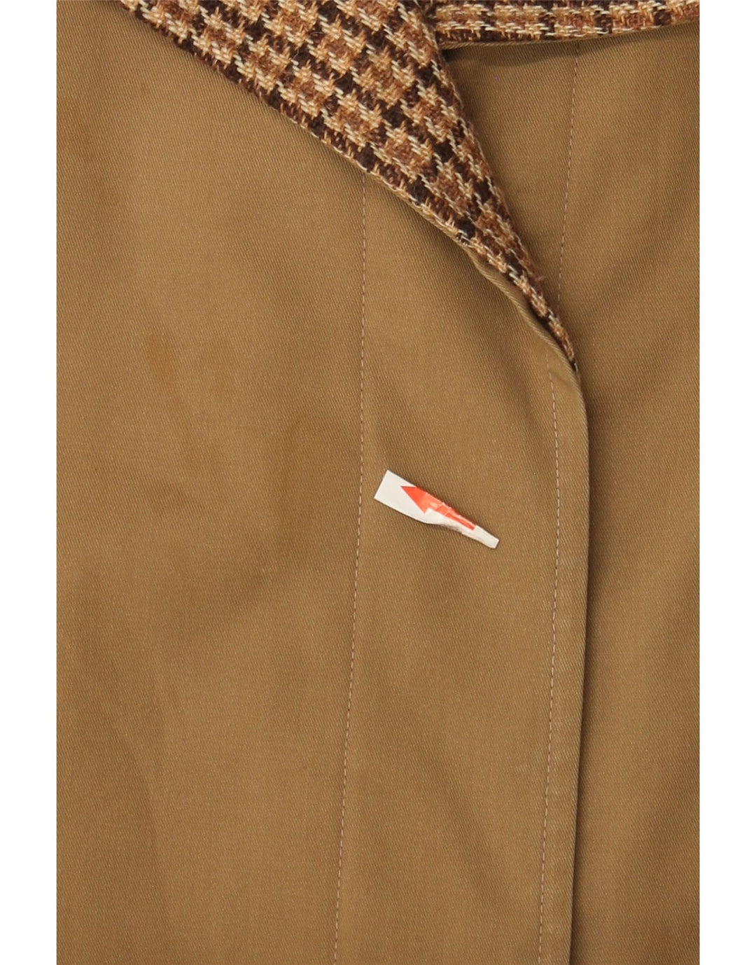 Dwustronny trencz damski Salco UK 14, średni, khaki, poliester