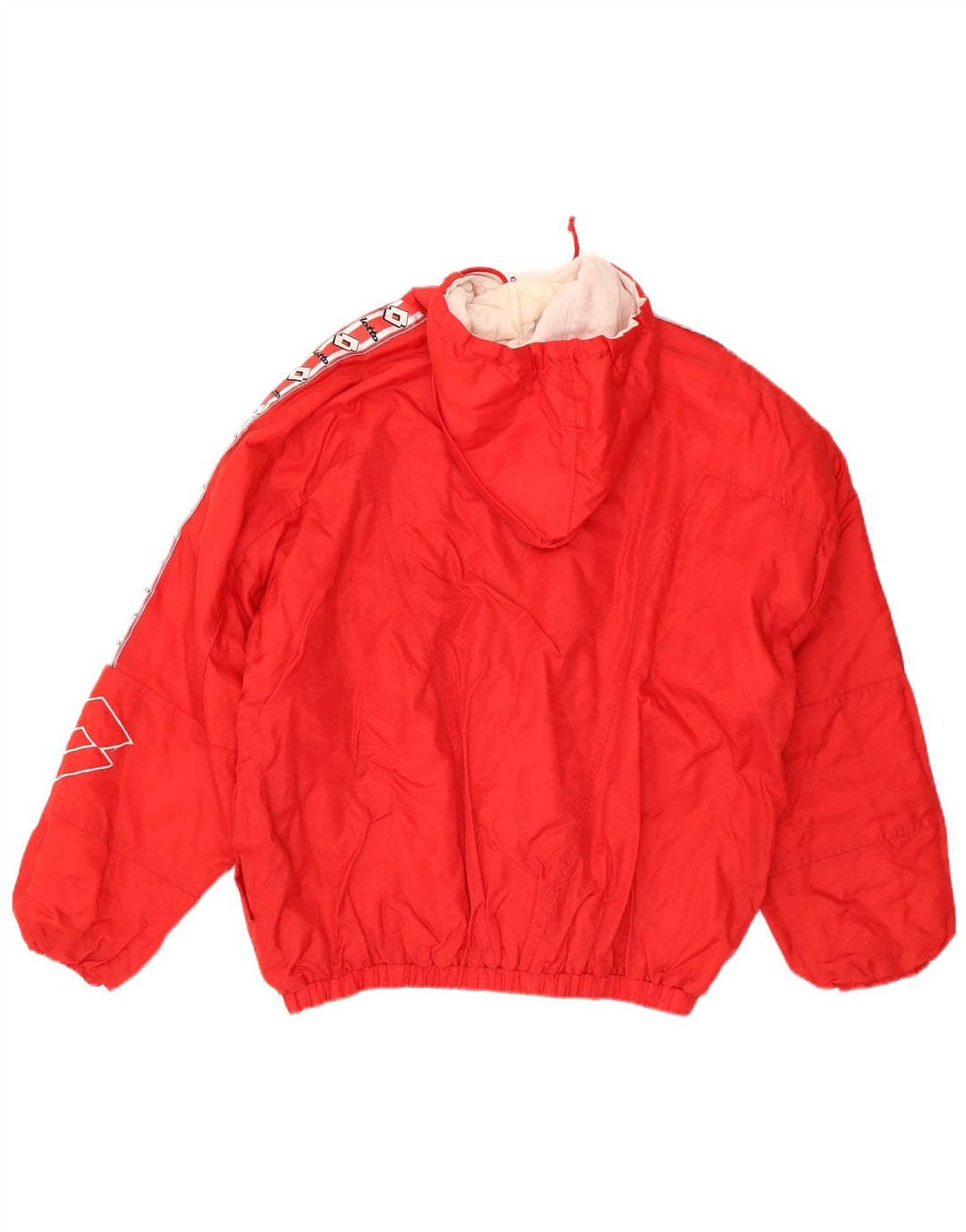 Męska wiatrówka Lotto Graphic Graphic UK 40, duża, czerwona nylonowa