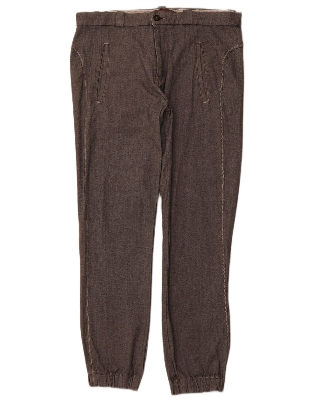 Męskie spodnie chino do biegania ZARA EU 40 Medium W31 L28 Szary poliester