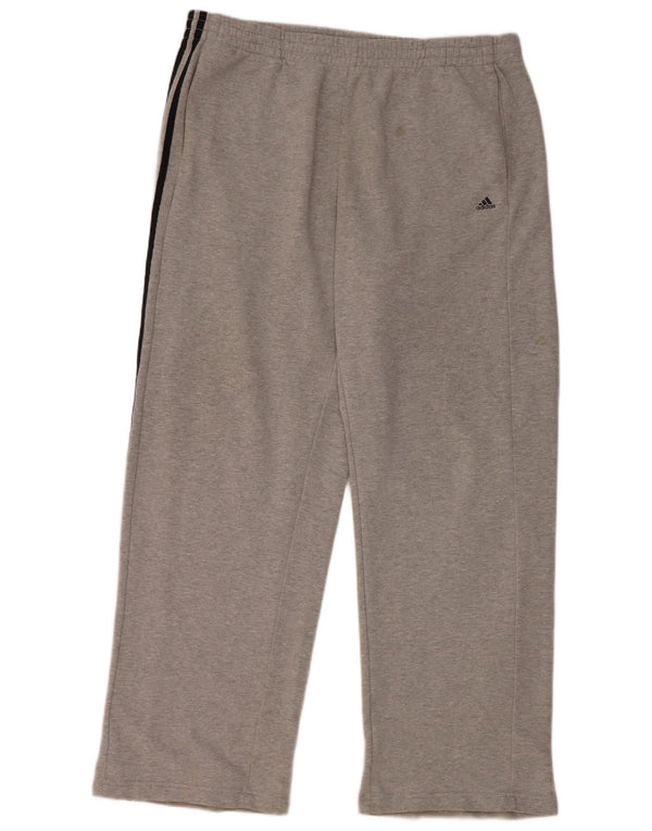 Męskie spodnie dresowe Adidas 2XL Szara bawełna