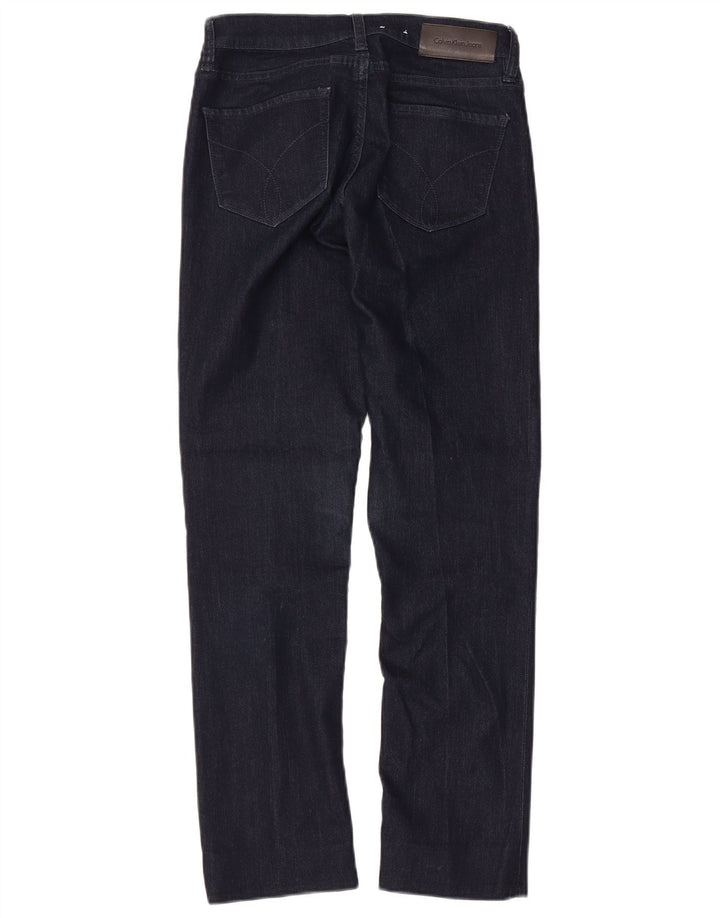 Damskie proste dżinsy Calvin Klein W32 L27 Granatowe, bawełniane