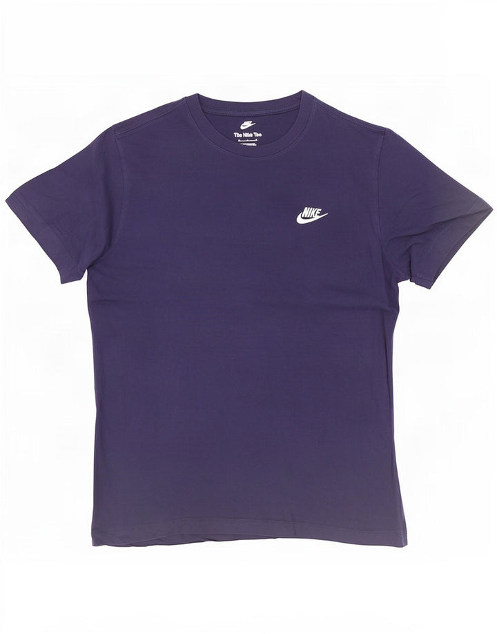 T-shirt męski Nike, średni, granatowy, bawełniany