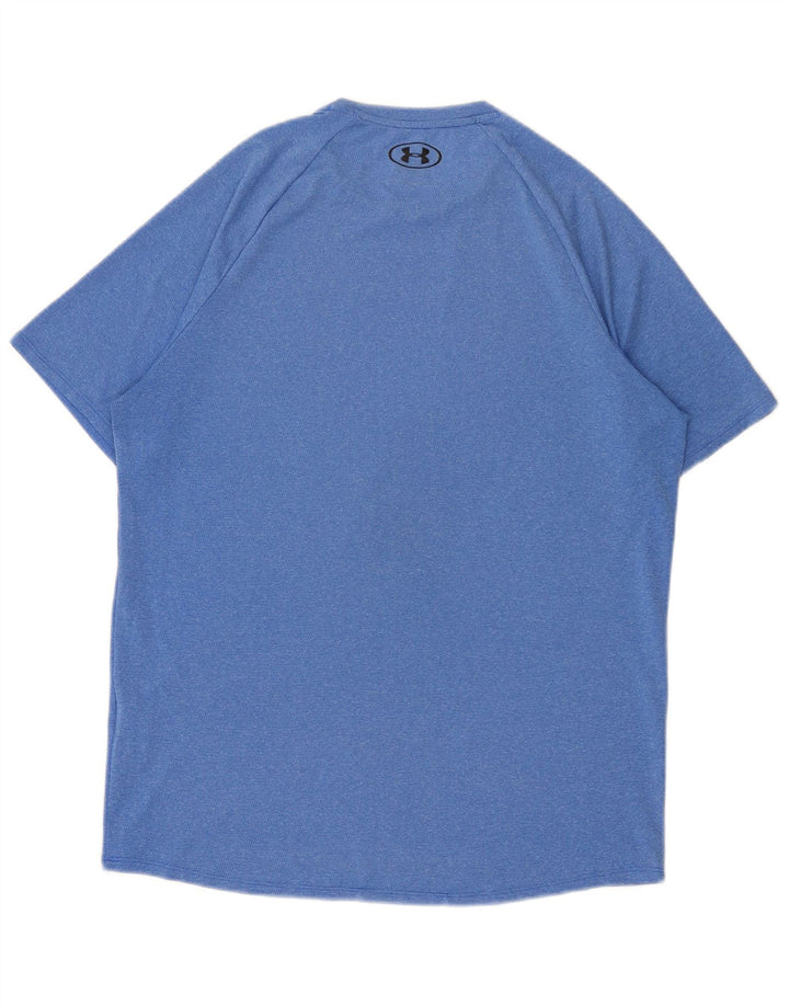 Męska koszulka t-shirt Under Armour z poliestru w kolorze średniego niebieskiego