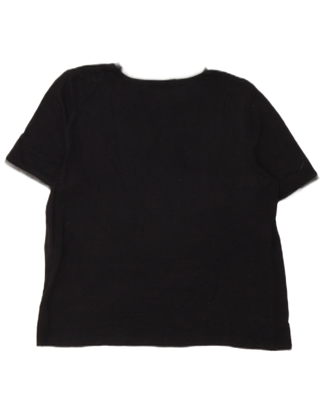 T-shirt damski Zara Top UK 12 Średnia czarna wiskoza